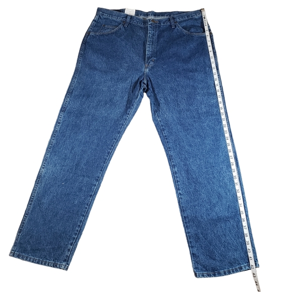 NWT Wrangler Regular Fit Five Star Premium Denim Jeans  Men's Size 38x30 - Picture 2 of 10